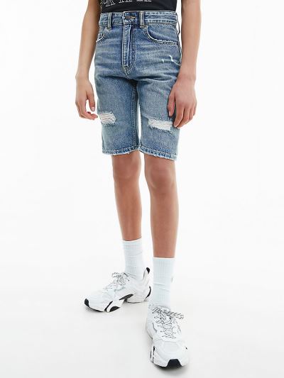Calvin Klein Ruhák HU954848 | Calvin Klein Denim Skate Fiu Rövidnadrág Kék